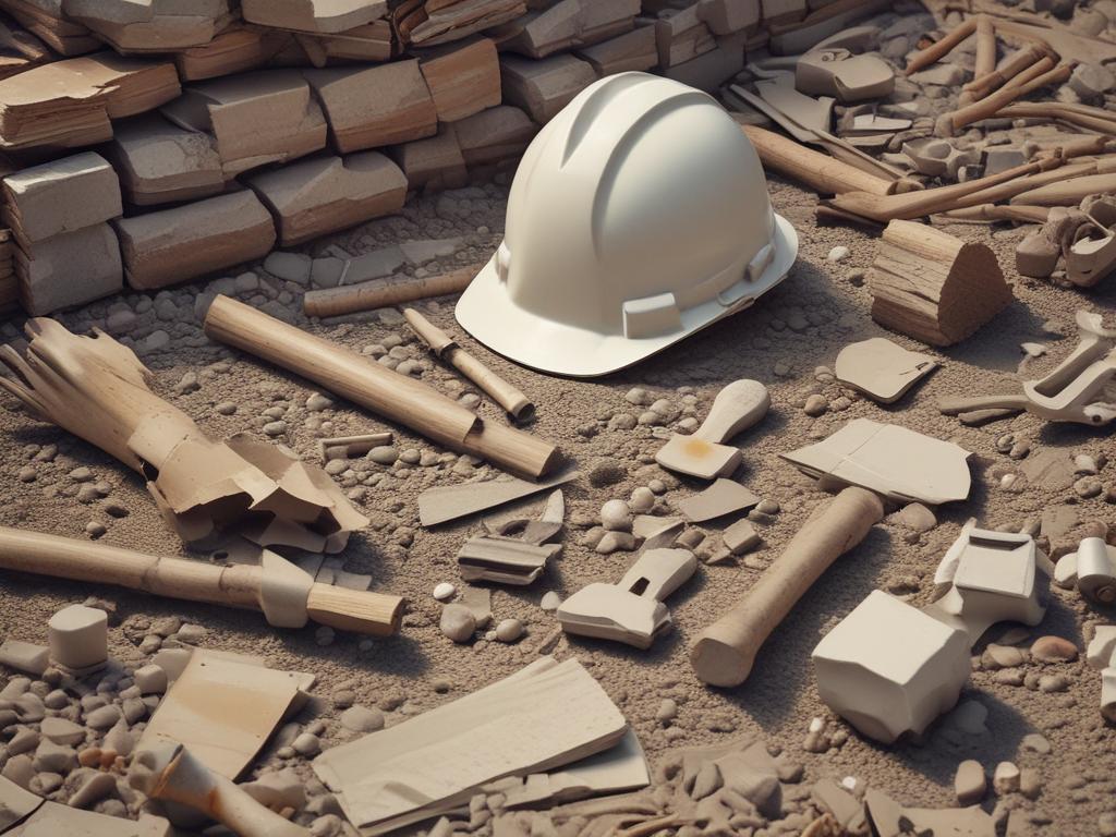 construction clean up, debris removal, site organization