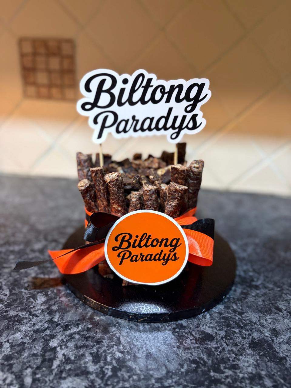 Custom biltong cake for special occasions