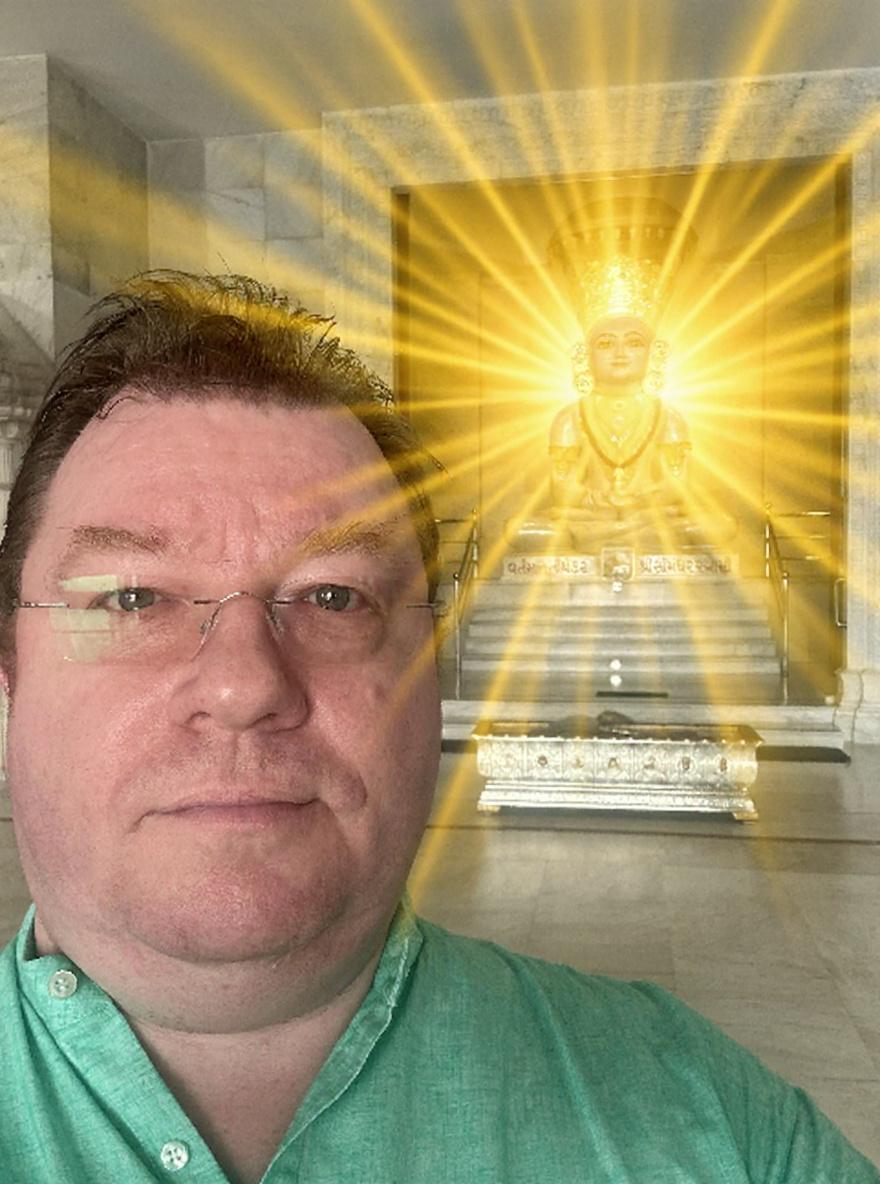 Alexej Werbizki portrait with golden light