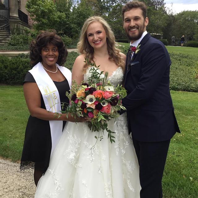 Happy Wedding Day to Lauren and William  No rain