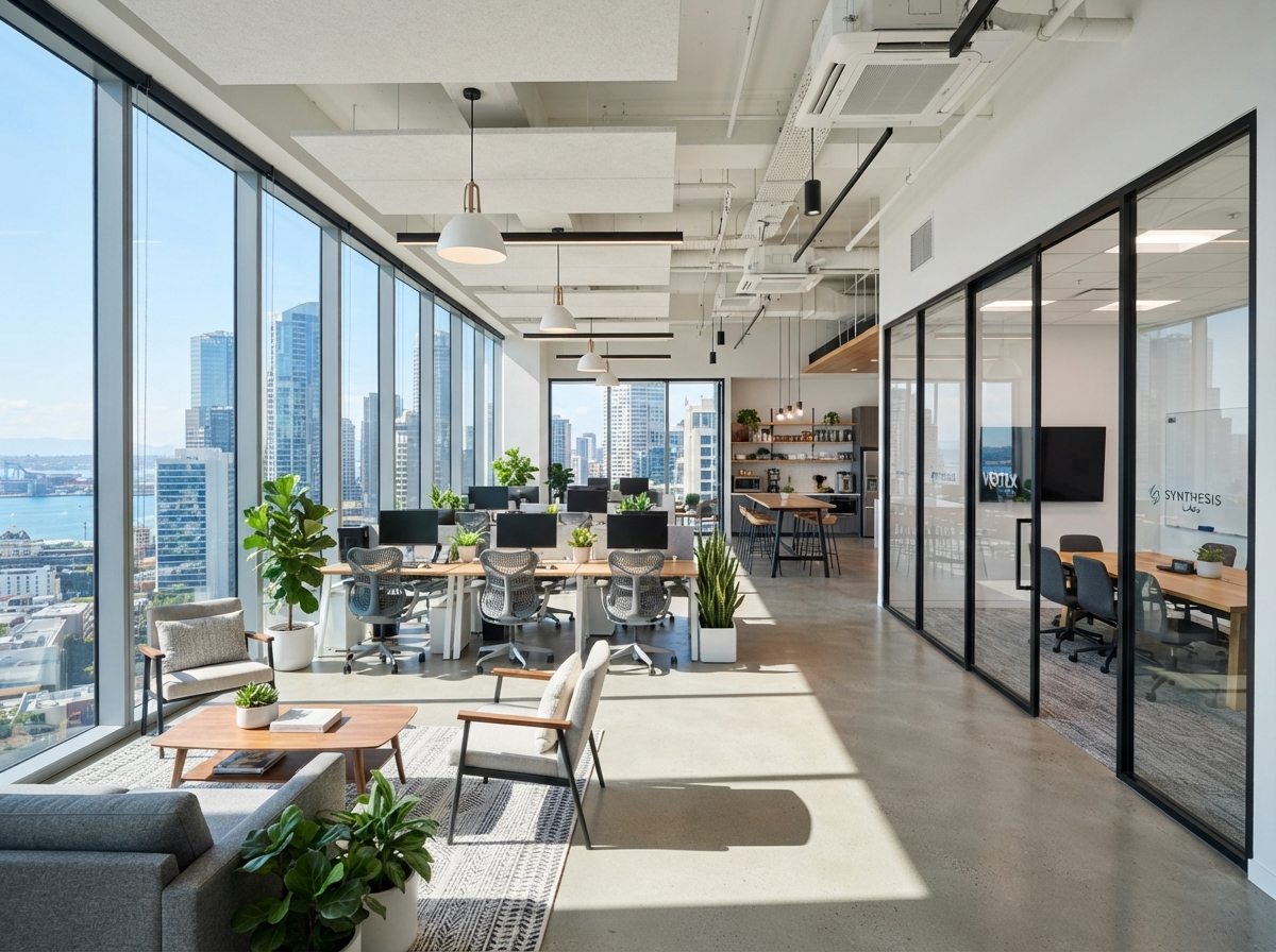 Modern Open-Plan Office Space for Lease