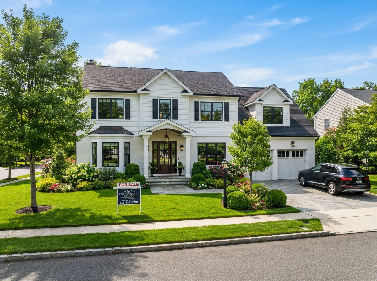 Beautiful Colonial Home with Manicured Lawn