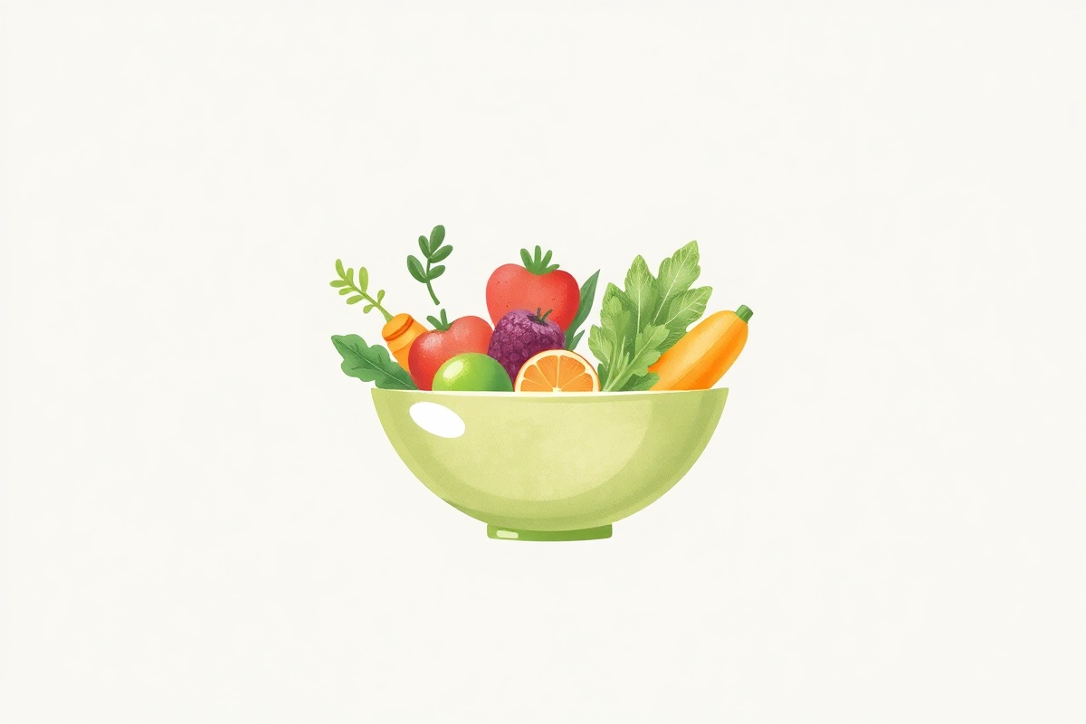 Diet symbol background