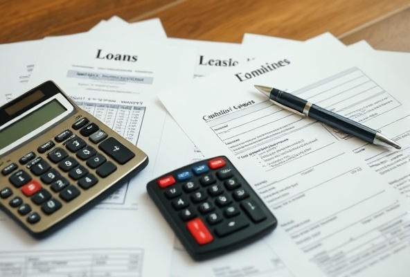 Private credit and financial documents representing lending education