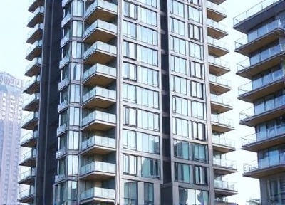 Mid-rise luxury apartment building