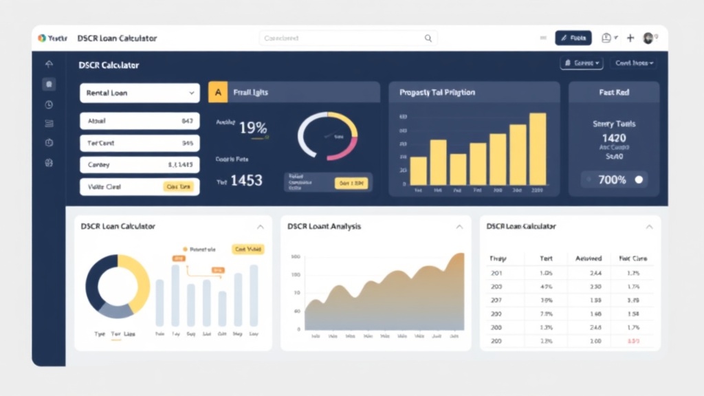DSCR calculator for rental property investment analysis