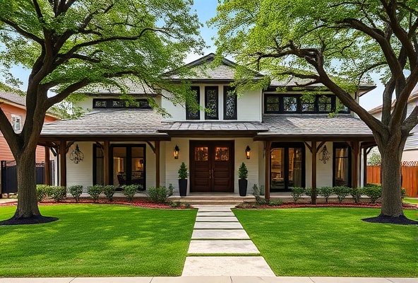 Contemporary single-family home in Dallas Oak Lawn