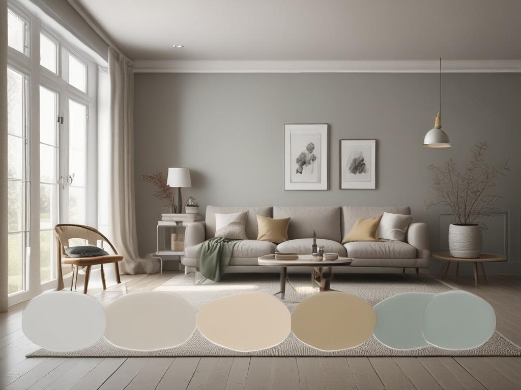 interior painting, residential home, color palette, living room, walls