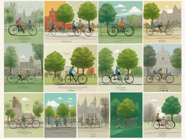 1. Biking  
2. Student life  
3. Filters  
4. Urban scenes  
5. University campus  
6. Green spaces  
7. Eco-friendly transportation  
8. Adventure  
9. Diversity  
10. Leisure  
11. Community  
12. Cityscape  
13. Freedom  
14. Lifestyle  
15. Cyclists  
16. Nature  
17. Vivid colors  
18. Joyful moments  
19. Social interaction  
20. Sustainability
