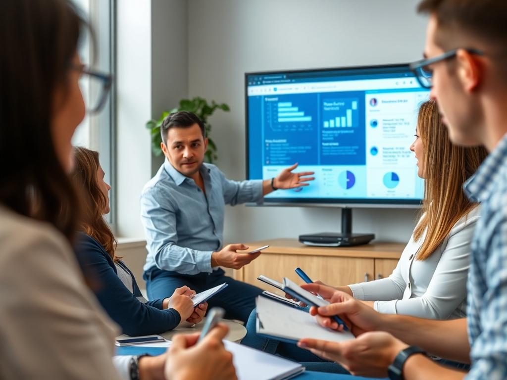 A close up shot of a training session in progress