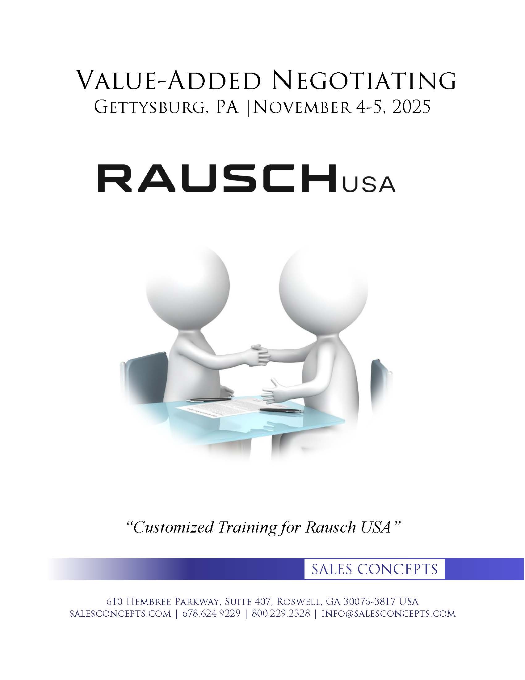 Rausch USA - 2025 Course Manual