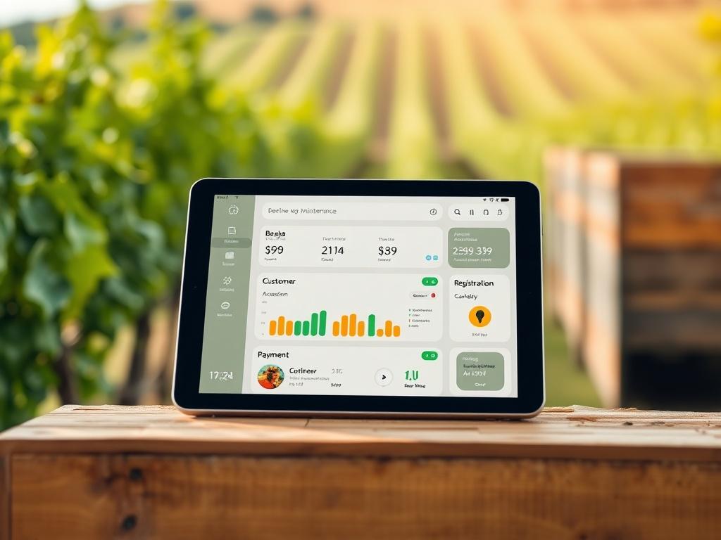 A clean and organized dashboard interface displayed on a modern