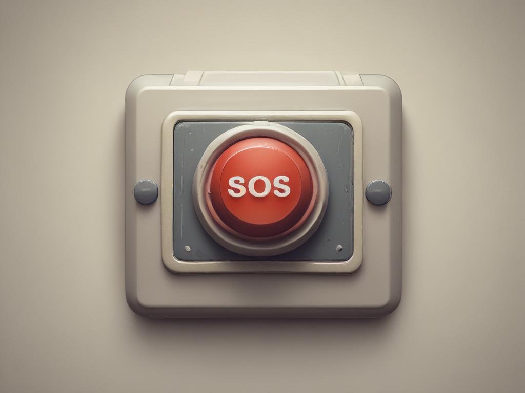 SOS button, emergency alert, safety, pendant