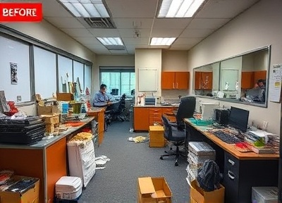 Before: Commercial Office Deep Cleaning