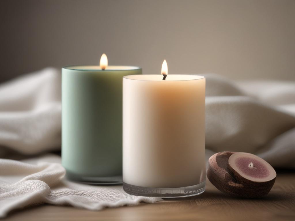 scented candle, decorative candle, hand-poured, calming aromas