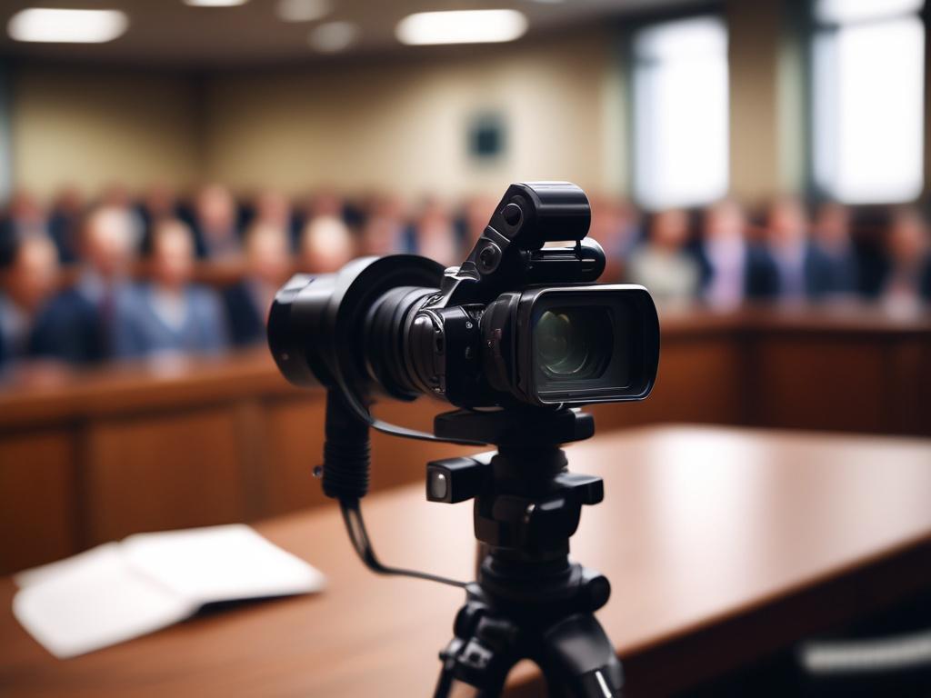 A hyper realistic close up shot of a professional video