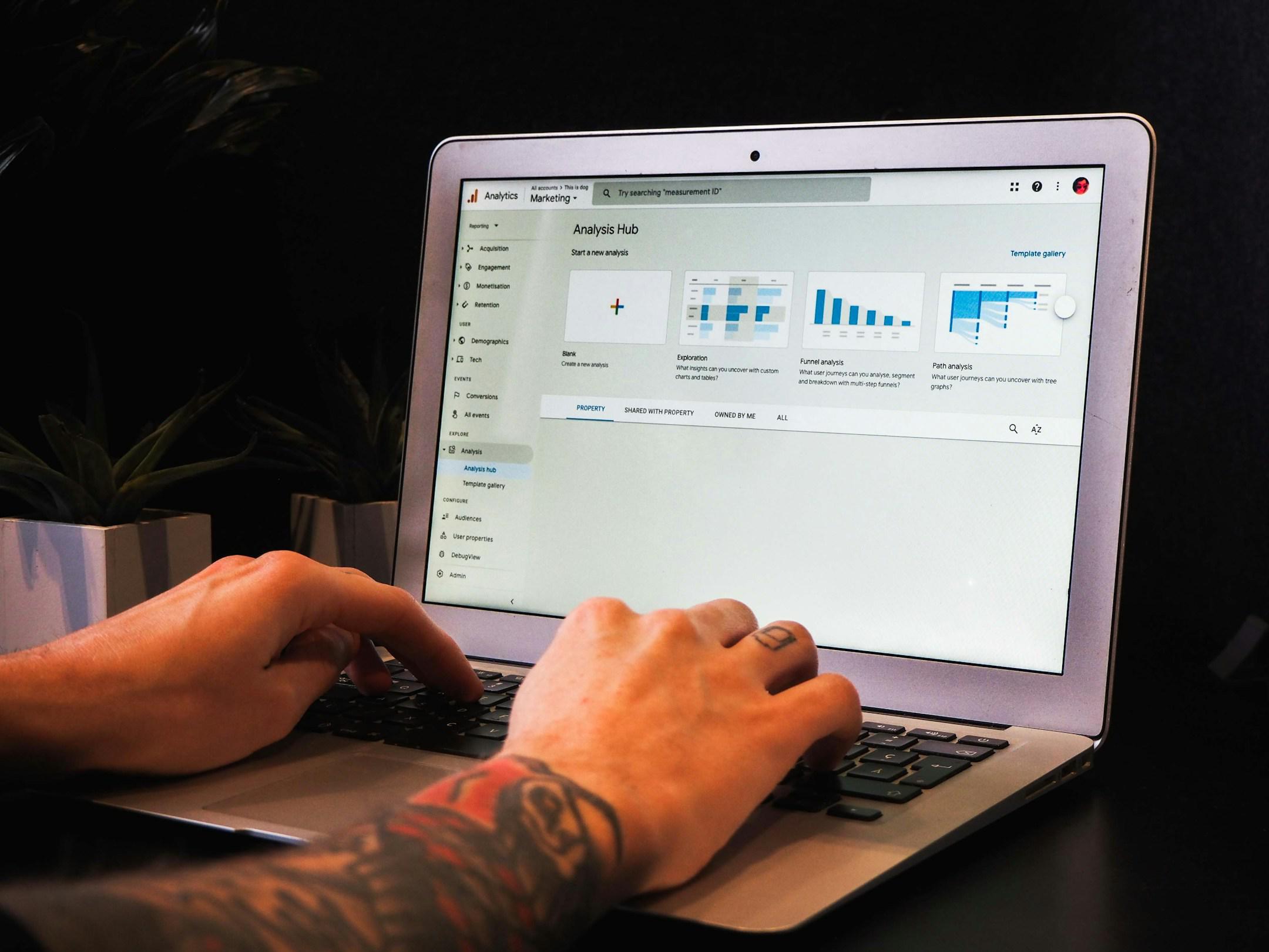 Google Analytics 4 interface
