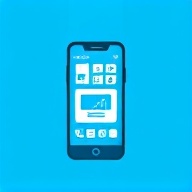 Mobile app development icon