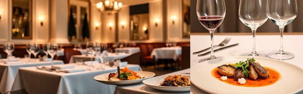 Fine dining in Nice