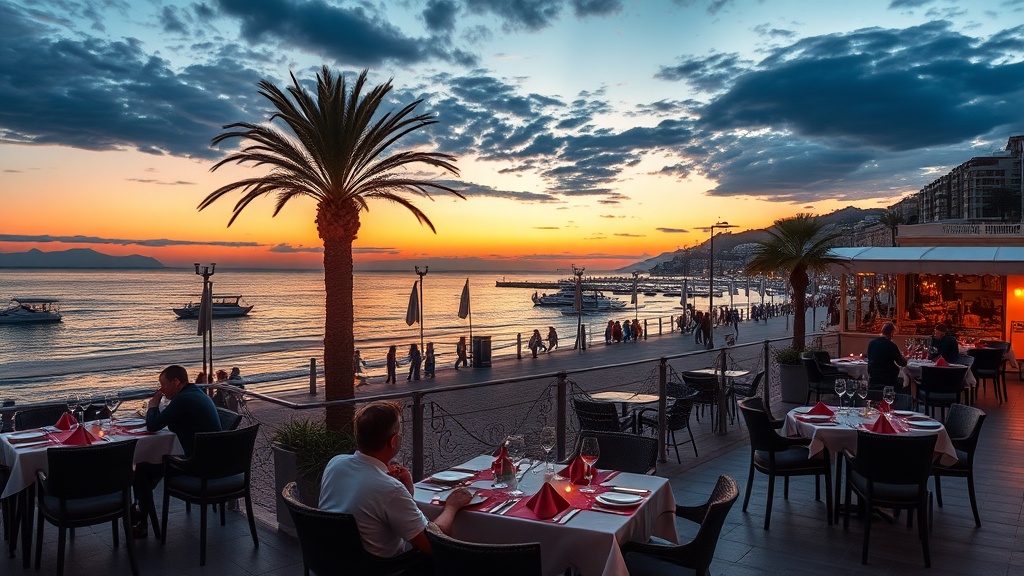 Promenade des Anglais Golden Hour