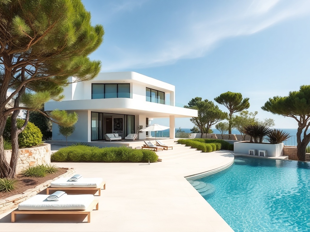 La Croix-Valmer villas on the French Riviera