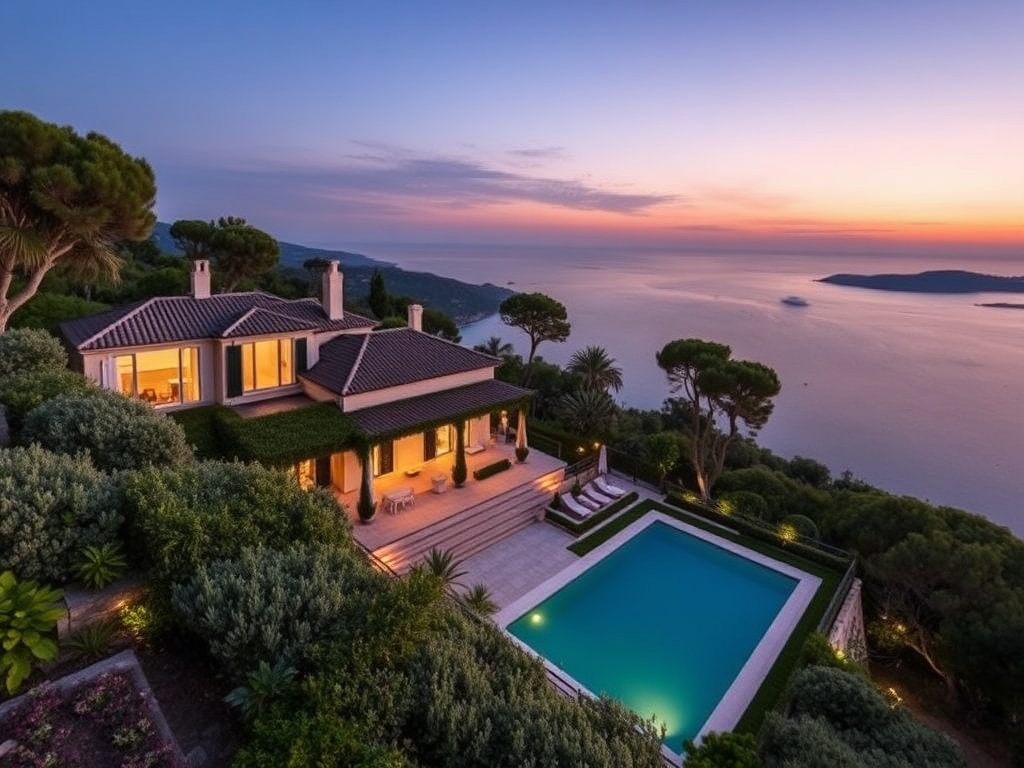 Gassin villas on the French Riviera
