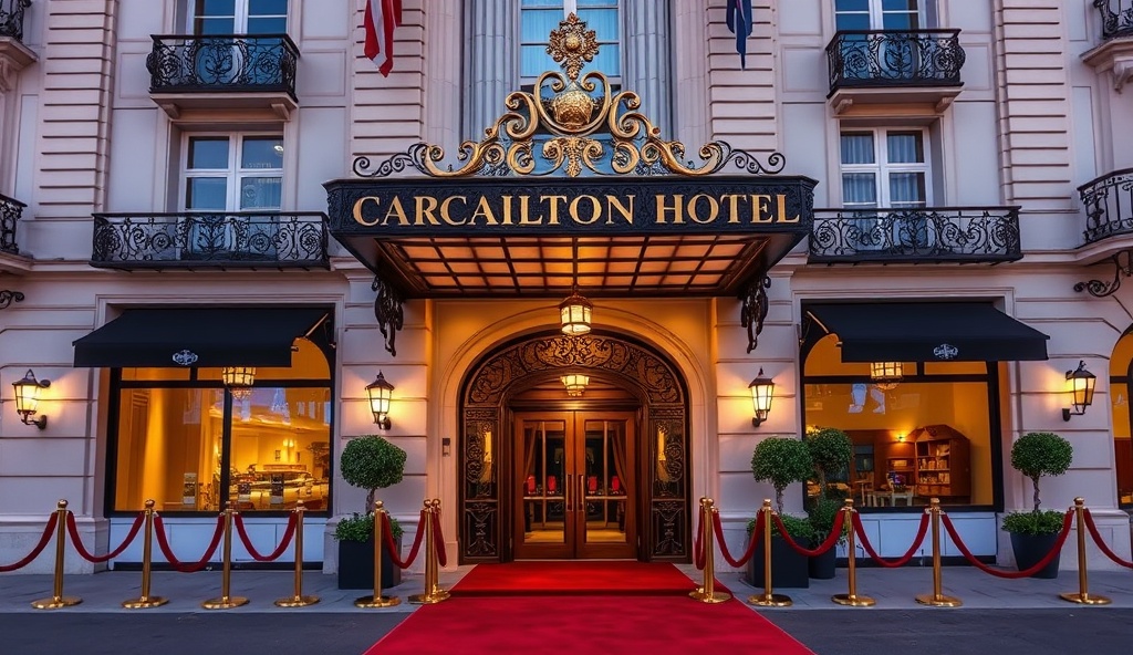 Carlton Hotel Cannes - Red Carpet Entrance