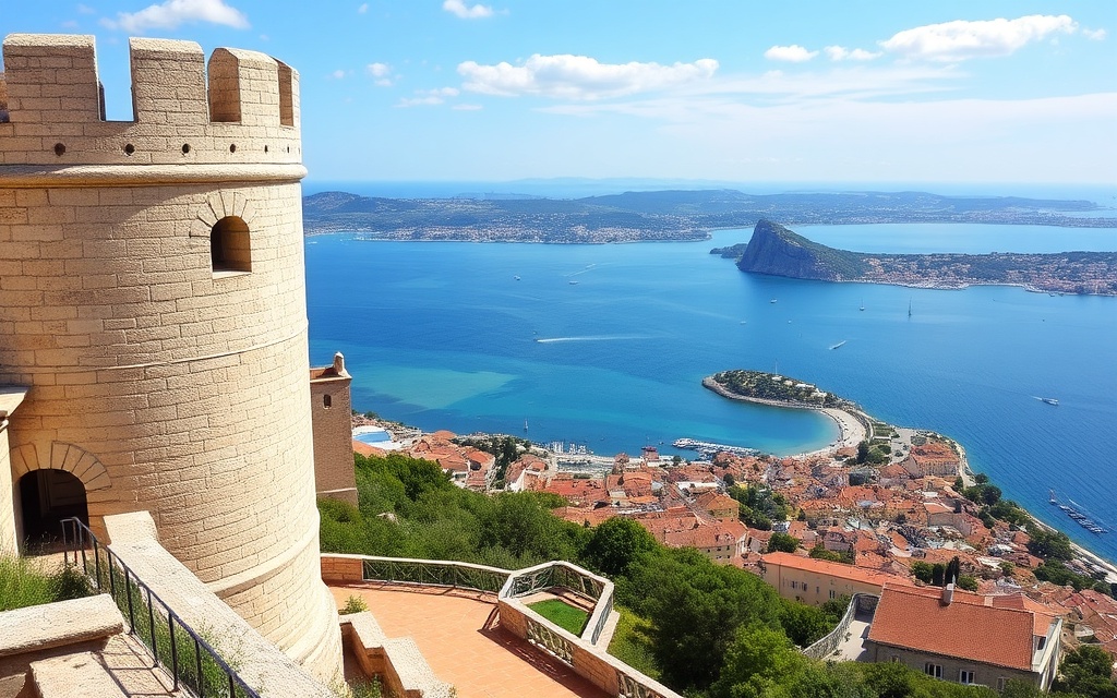 Citadelle de Saint-Tropez fortress with panoramic views of the bay and Old Town