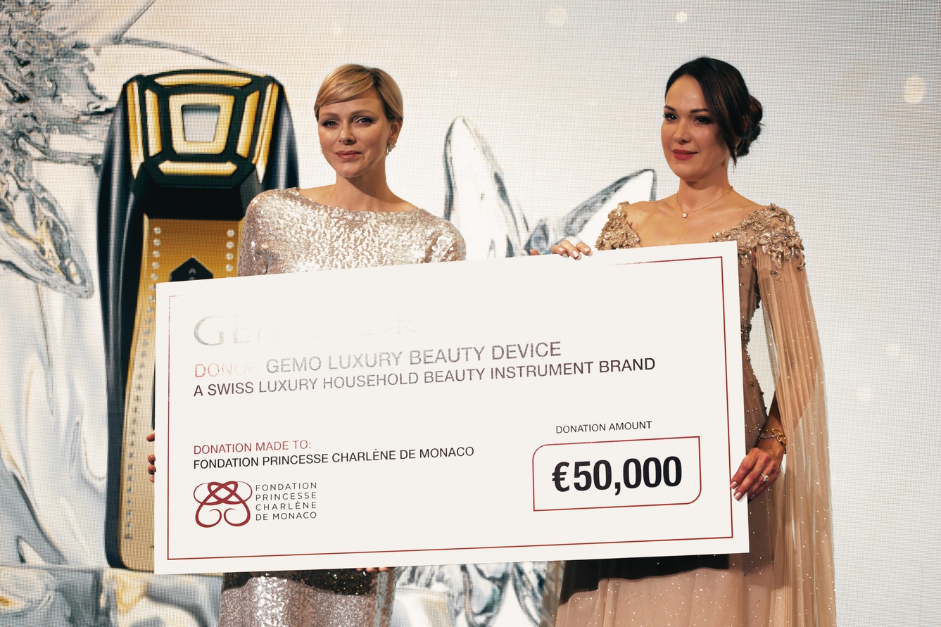 Charity cheque presentation