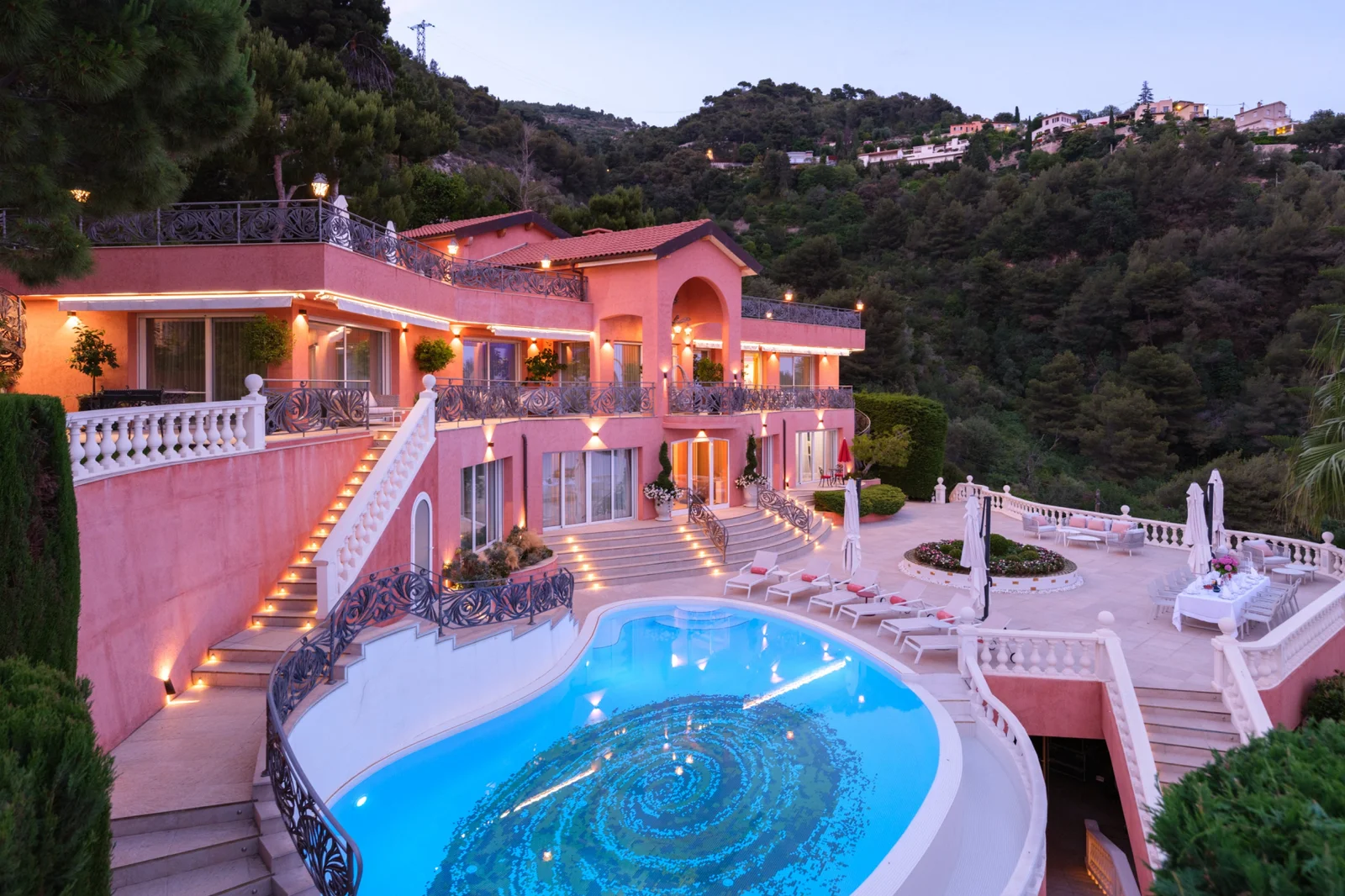 Roquebrune-Cap-Martin villas on the French Riviera