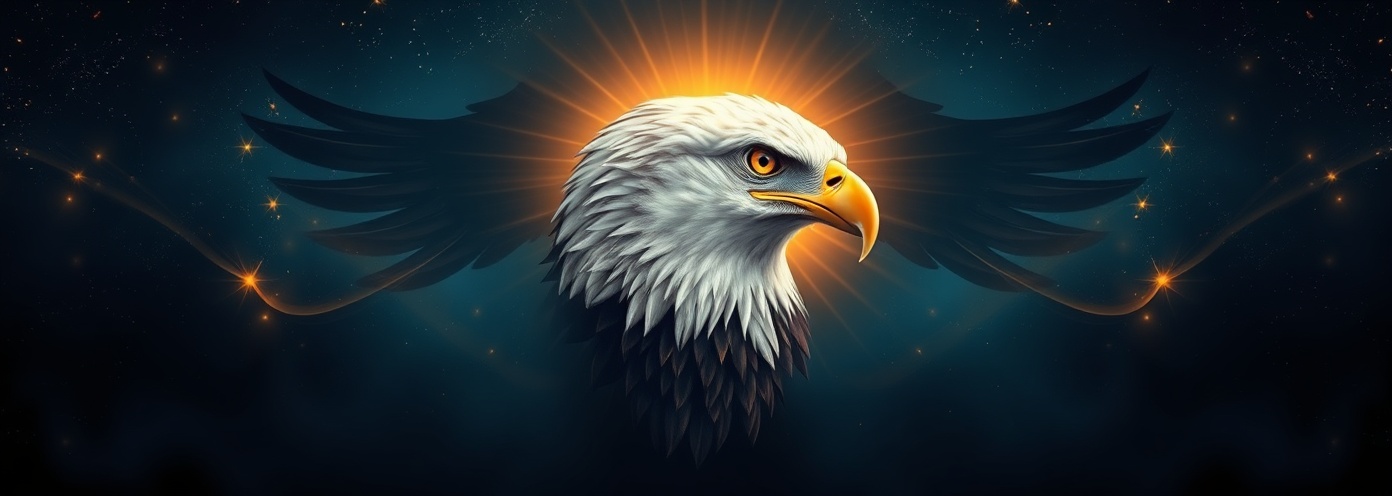 Prophetic Flow Eagle Banner