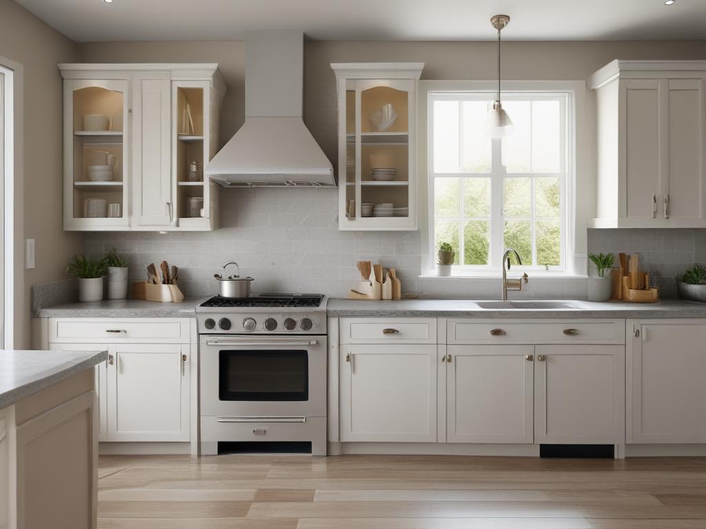 kitchen remodel, modern appliances, custom cabinetry