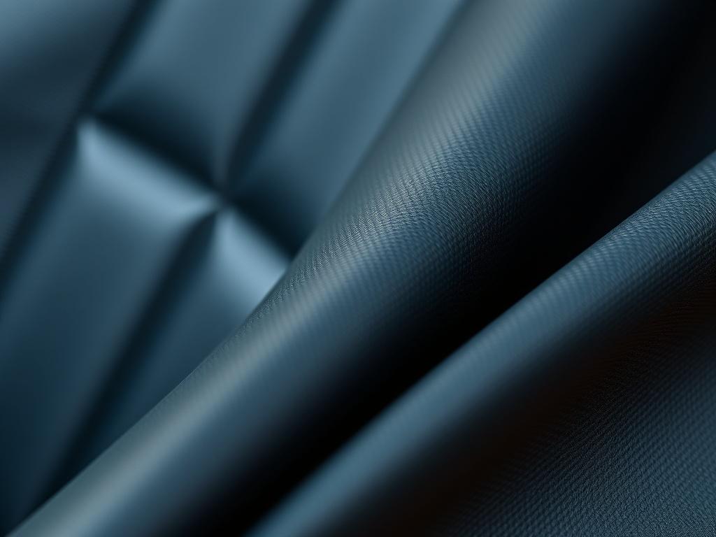 A close-up shot of a high-quality Colombian vinyl material for car upholstery, showcasing its texture and color. The image should focus on the vinyl with a blurred background, emphasizing the softness and durability of the material. The composition should be clear and simple, capturing the essence of automotive upholstery fabric, with a color scheme that aligns with rgb(50, 170, 39). The lighting should highlight the sheen and quality of the vinyl.