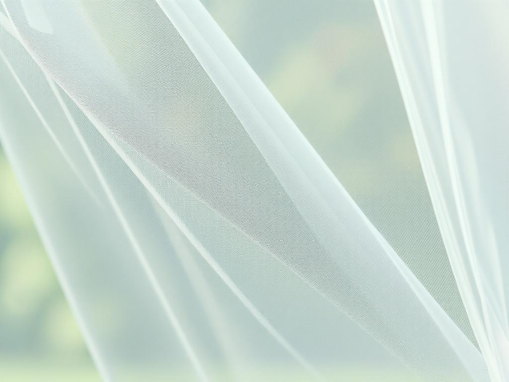 A hyper-realistic close-up photo of a transparent PVC tent fabric, showcasing its texture and clarity. The background should be softly blurred to emphasize the fabric's details, with natural light filtering through it to highlight its transparency. The color scheme should include shades of green and white to reflect the business's branding.