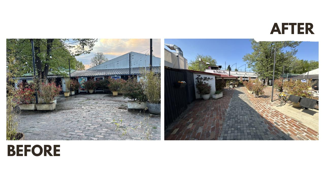 Before and after zaza cleaning