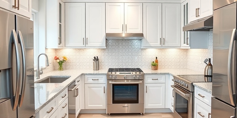 After: Impeccably clean kitchen