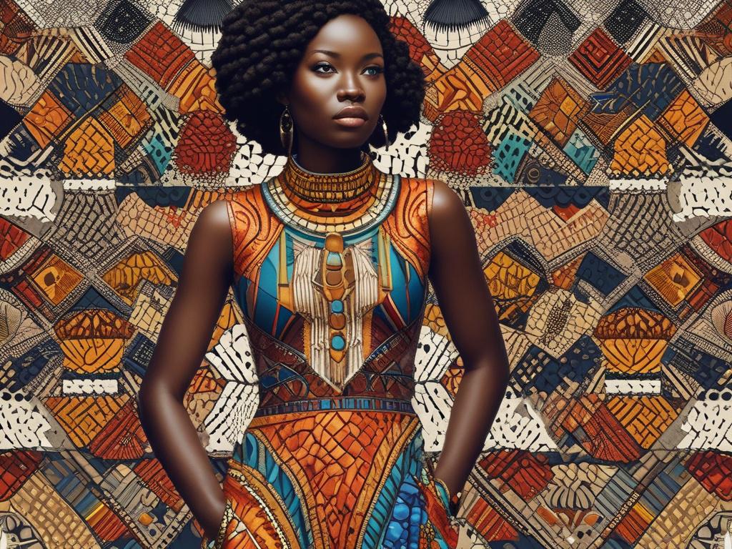 **Prompt for AI Image Generation:**

Create a realistic high-resolution photo that captures the essence of the blog titled "The Art of African Fabrics." The composition should feature a single subject, a stylish model draped in a stunning outfit made exclusively from vibrant African fabrics. The model should exude confidence and elegance, showcasing the rich colors, intricate patterns, and textures typical of African textiles. 

Position the model against a minimalistic background that highlights the vivid 