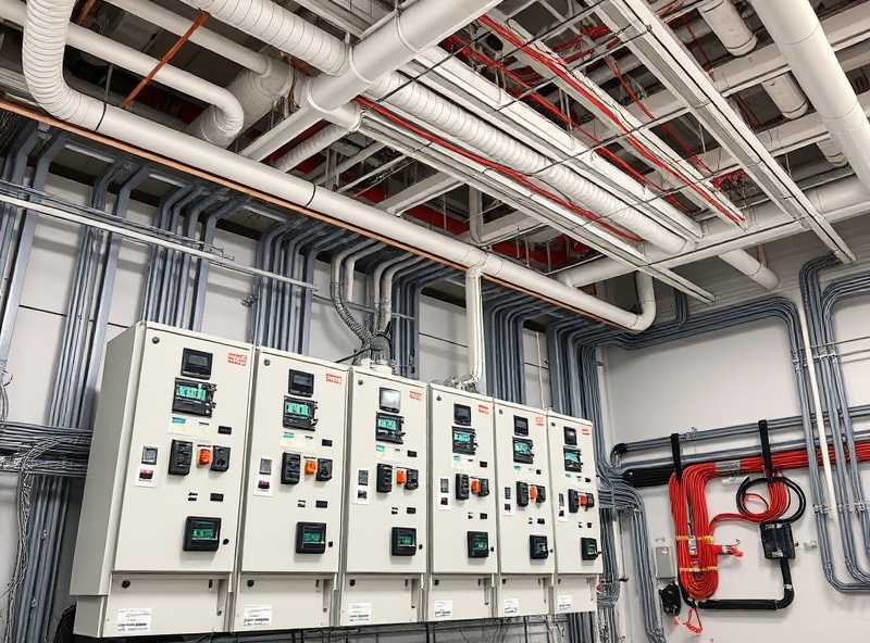Motor Control Center with Conduit Work