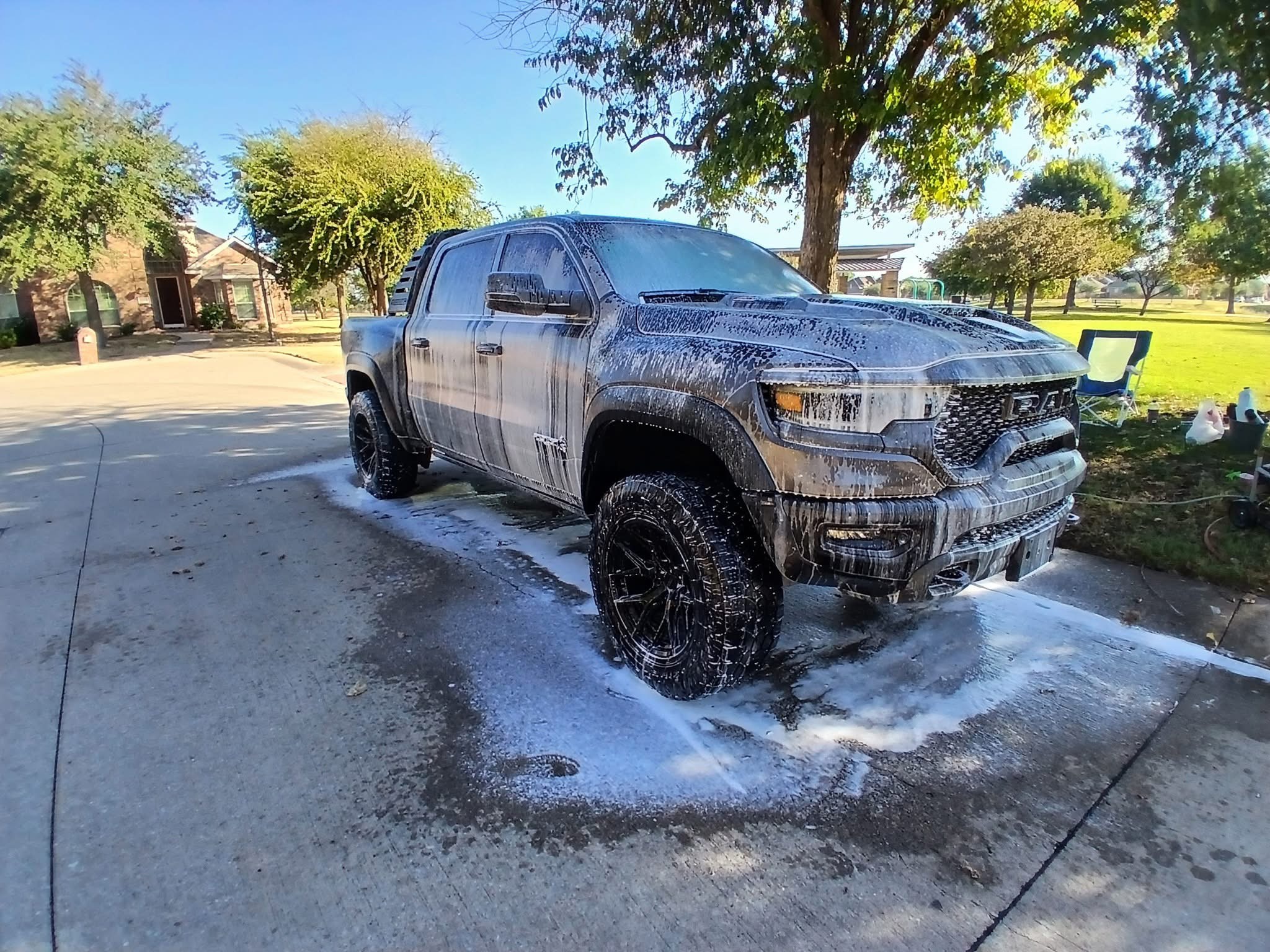 Before exterior detailing