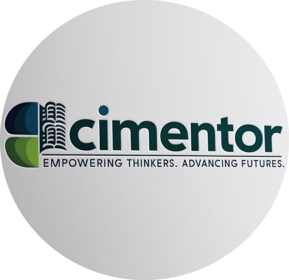 Design a logo for the institute_ must have a data analysis, book_ scimentor_ Empowering Thinkers. Advancing Futures.  (1).png