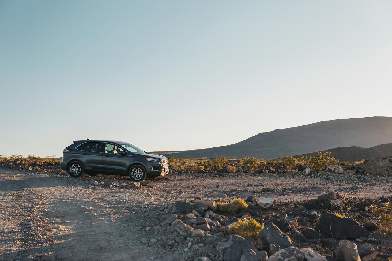 Ford Edge on an offroad adventure.