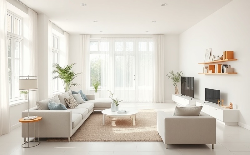 Clean, bright living room with soft natural light