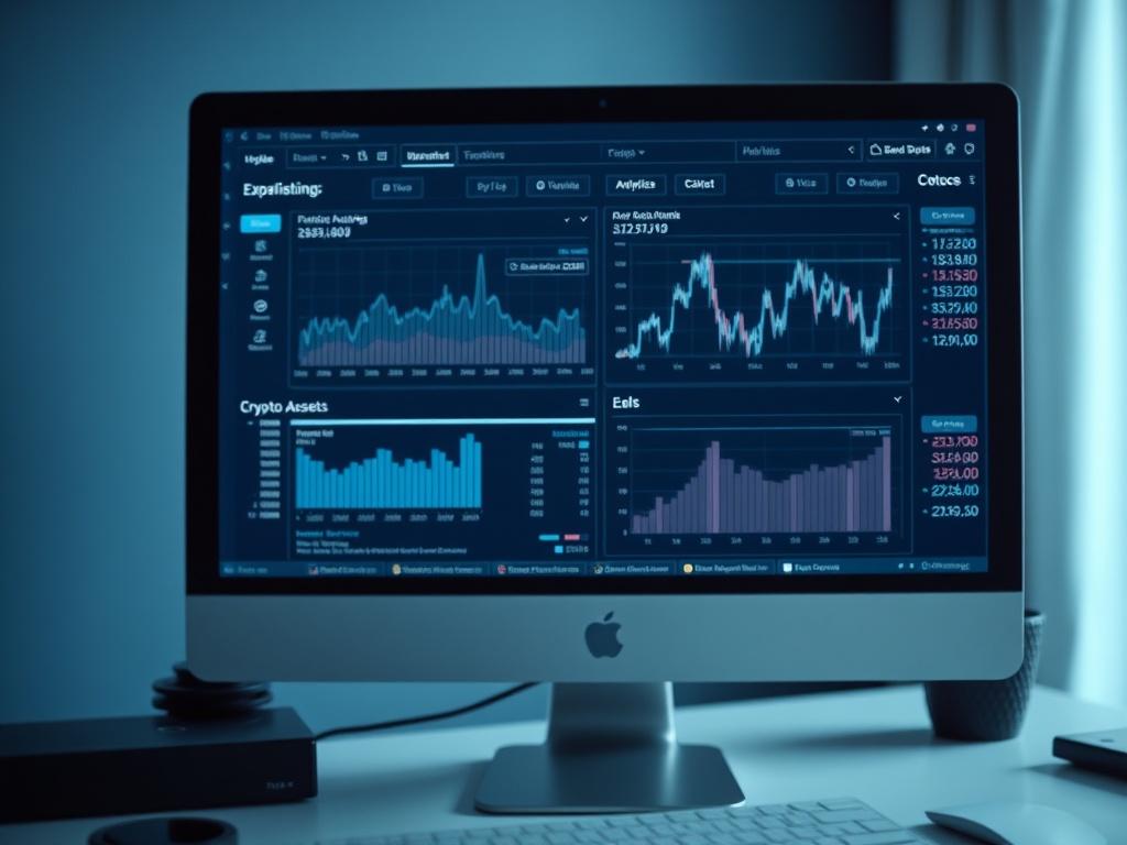 A close up of a computer screen displaying detailed analytics