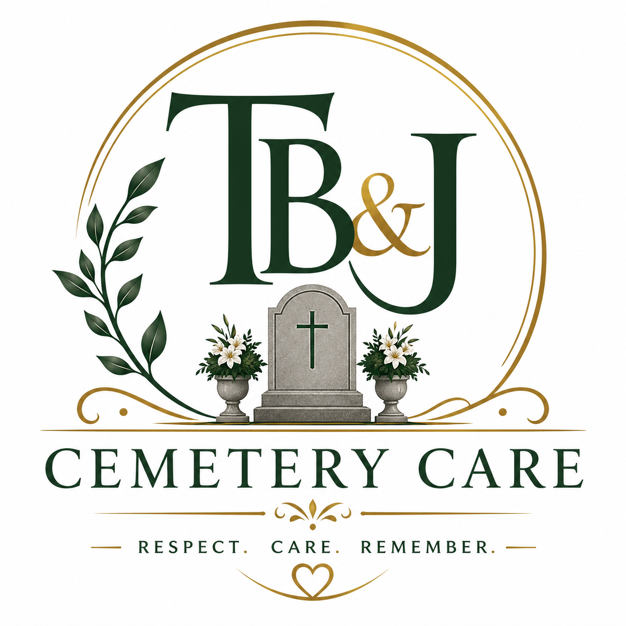 TB&J Cemetery Care LLC Logo