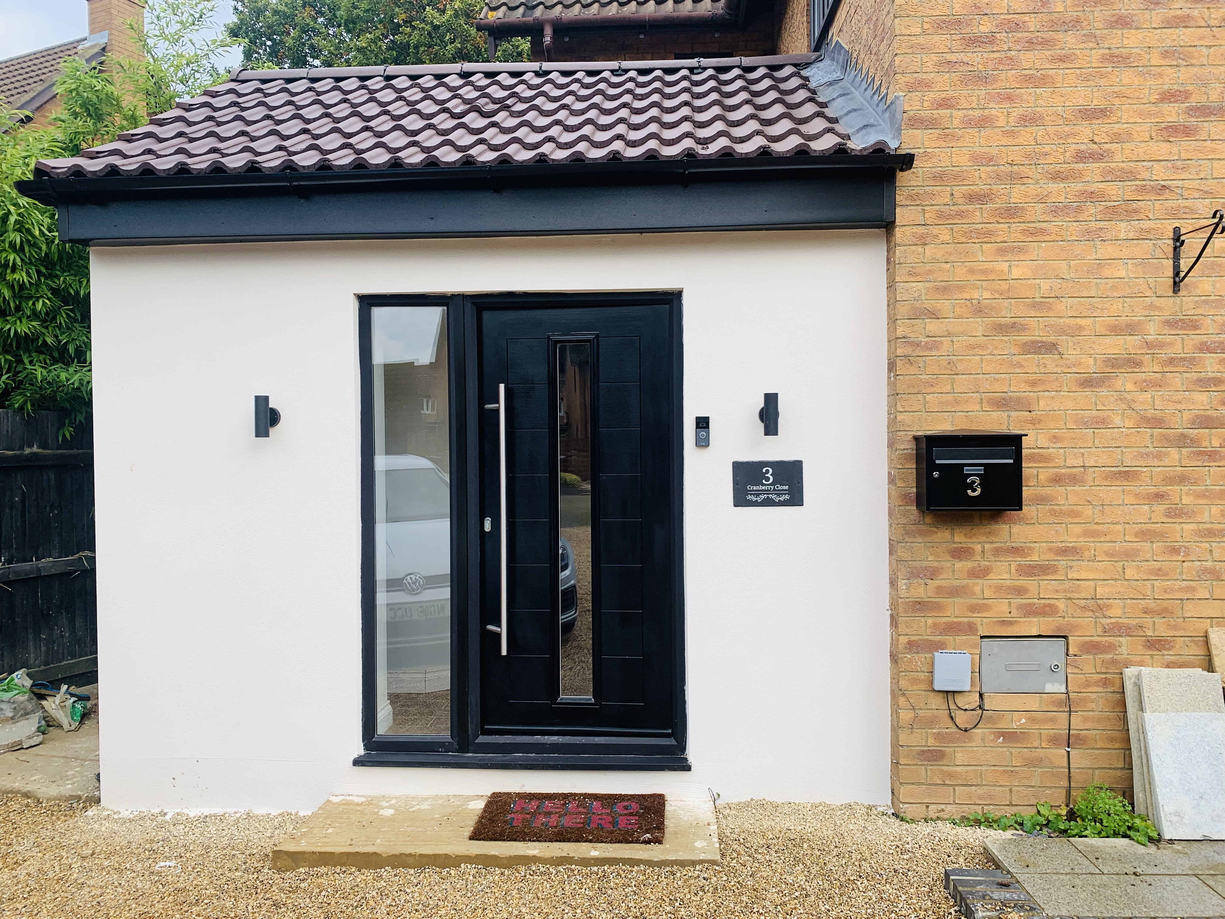 Extension with modern finishes