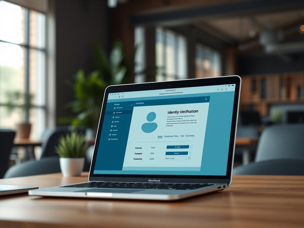 A hyper realistic close up of a professional workspace featuring