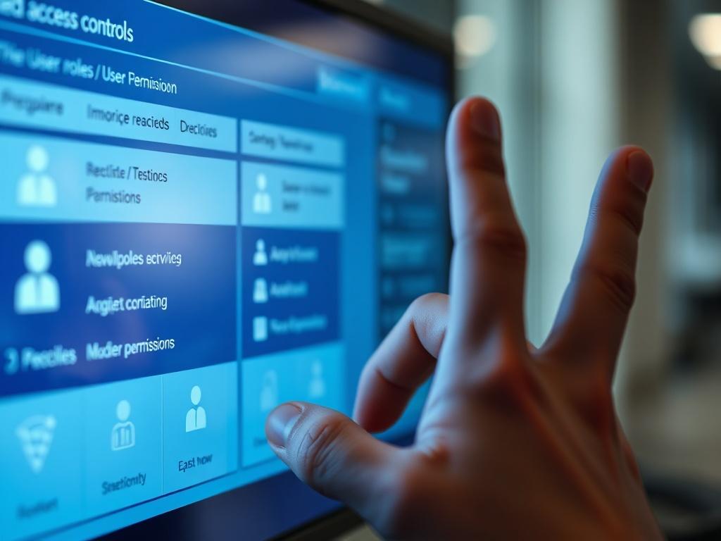 A hyper realistic close up of a person's hand interacting