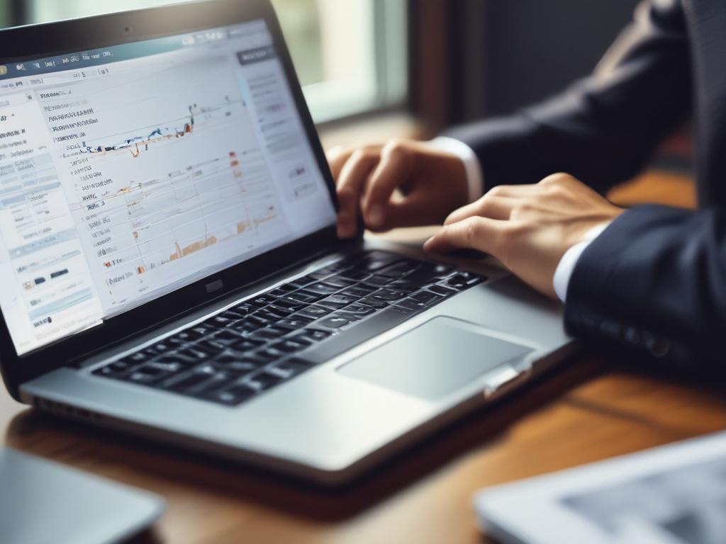 A realistic, hyper detailed close up image of a business