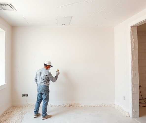 Professional interior plastering work