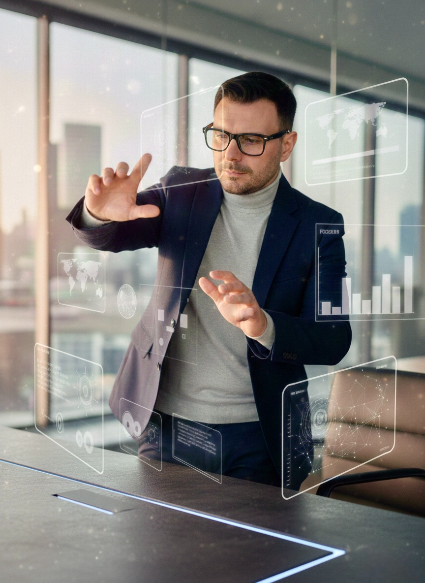 Modern business dashboard with sales metrics